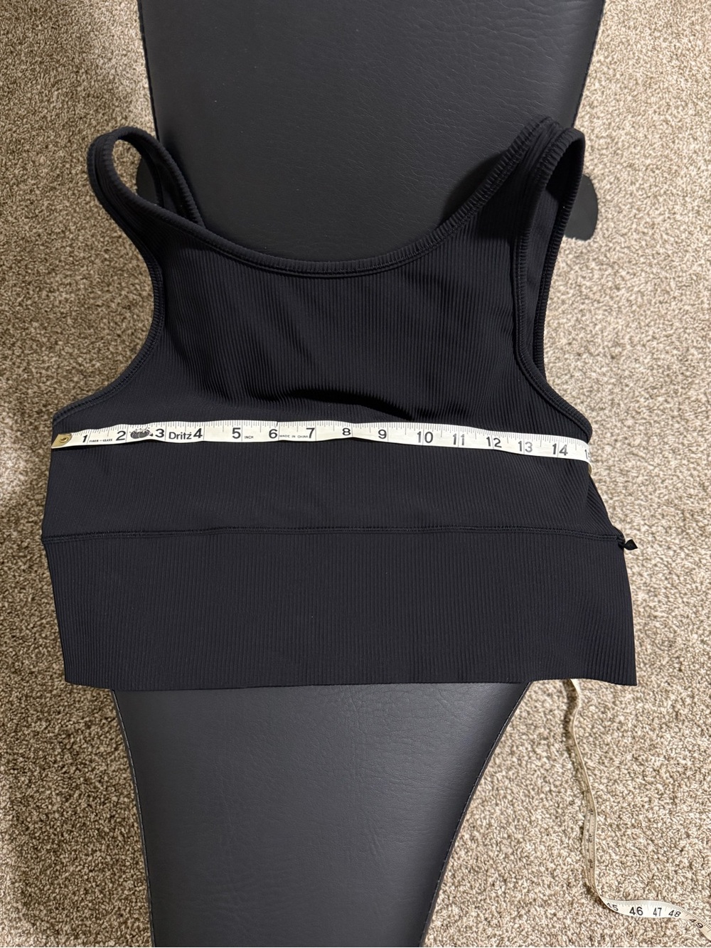 lululemon athletica Black Ribbed Power Pivot Tank - Picture 6 of 8
